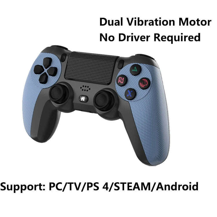 KM048 For PS4 Bluetooth Wireless Gamepad Controller 4.0 With Light Bar(Lemon Yellow) - Gamepads by PMC TechLife | Online Shopping South Africa | PMC TechLife