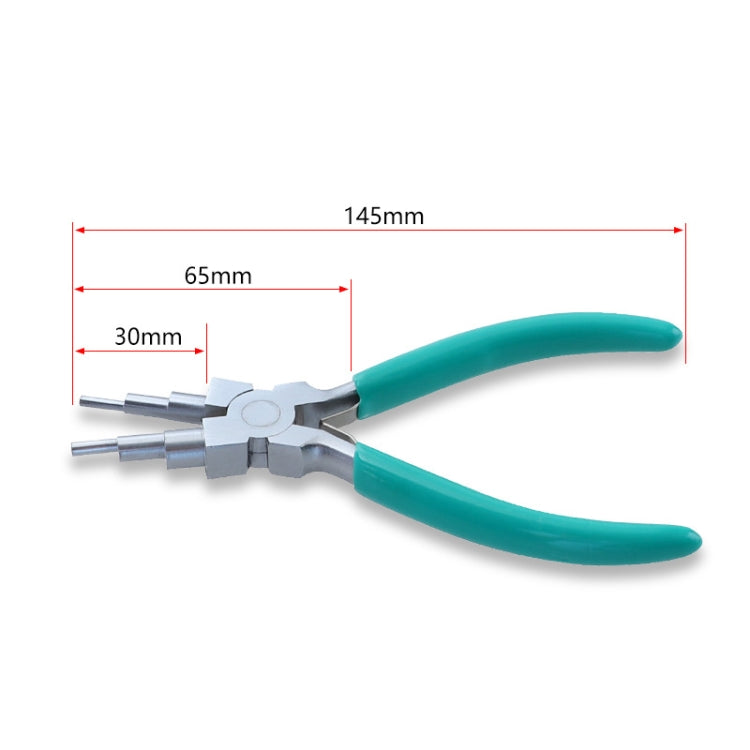 Handmade Jewelry Plier Nylon Accessories DIY Tools Wire Wrap Clamp, Style: Blue 6-section Plier - Jewelry Tools by PMC Jewellery | Online Shopping South Africa | PMC Jewellery