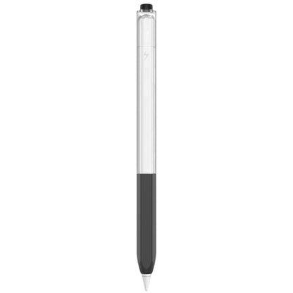 For Apple Pencil 2 AhaStyle PT-LC05 Jelly Style Translucent Silicone Protective Pen Case(Black) - Pencil Accessories by AhaStyle | Online Shopping South Africa | PMC Jewellery