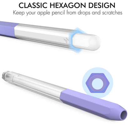 For Apple Pencil 2 AhaStyle PT-LC05 Jelly Style Translucent Silicone Protective Pen Case(Mint) - Pencil Accessories by AhaStyle | Online Shopping South Africa | PMC Jewellery