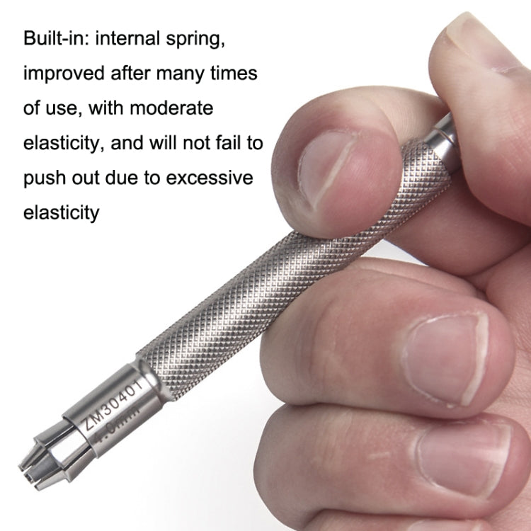QYZ7021 6.5-7.5mm Watch Clockwork Time Adjustment Tool Stainless Steel Watch Handle - Watch Repair Tools by PMC TechLife | Online Shopping South Africa | PMC TechLife