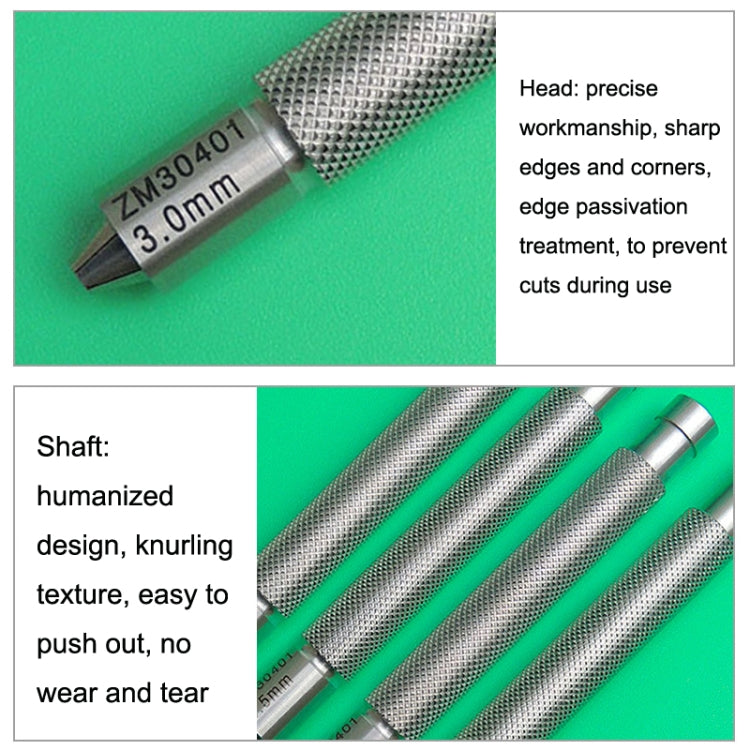 QYZ7021 7.0-8.0mm Watch Clockwork Time Adjustment Tool Stainless Steel Watch Handle - Watch Repair Tools by PMC TechLife | Online Shopping South Africa | PMC TechLife
