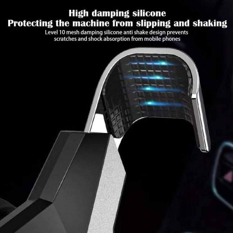 Gravity Navigation Car Air Outlet Triangular Mobile Phone Holder(Gray) - Car Holders by PMC TechLife | Online Shopping South Africa | PMC TechLife