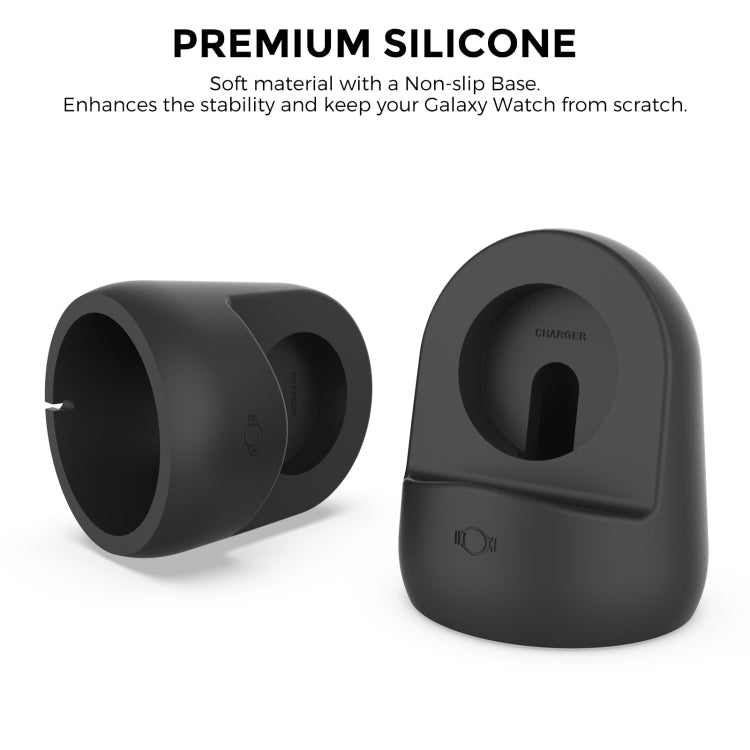 AhaStyle PT181 Watch Silicone Charging Stand For Galaxy Watch 3 / 4 / Active / Active 2(Grey) - free shipping - PMC TechLife - Order now!