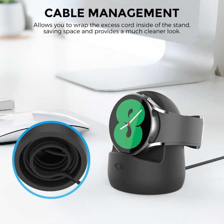 AhaStyle PT181 Watch Silicone Charging Stand For Galaxy Watch 3 / 4 / Active / Active 2(Pink) - free shipping - PMC TechLife - Order now!
