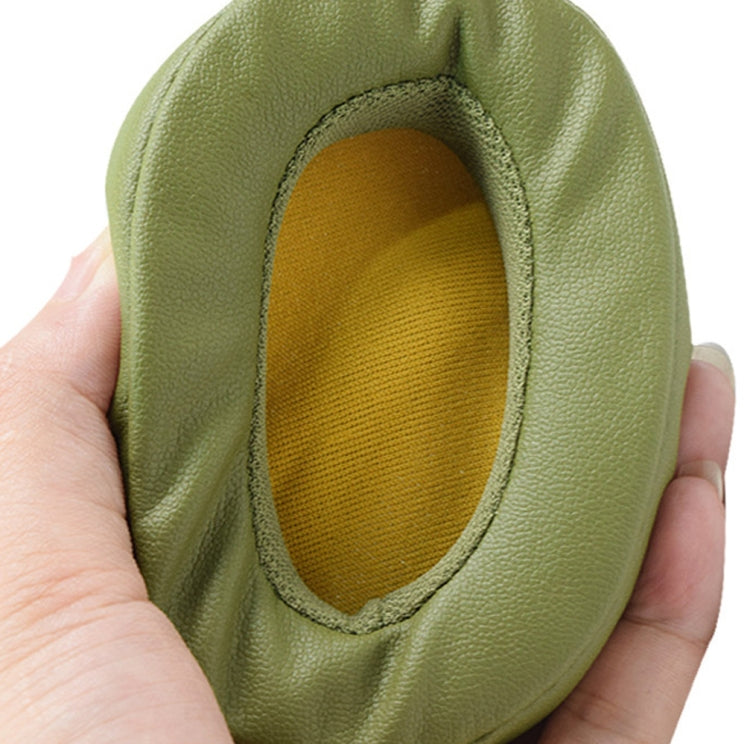 For Skullcandy Crusher 3.0 Wireless/ Crusher Evo /Crusher ANC/ Hesh 3 /VENUE  Headphone 2pcs Ear Pads(Beige Yellow Bottom) - Earmuff & Pad by PMC TechLife | Online Shopping South Africa | PMC TechLife | Buy Now Pay Later Mobicred