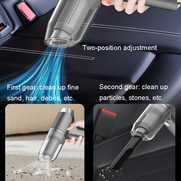 SUITU ST-6671 Wireless Car Vacuum Cleaner Small Handheld Blowing and Suction Dual Use, Style: Brushless Dark Green+Floor Brush - free shipping - PMC TechLife - Order now!