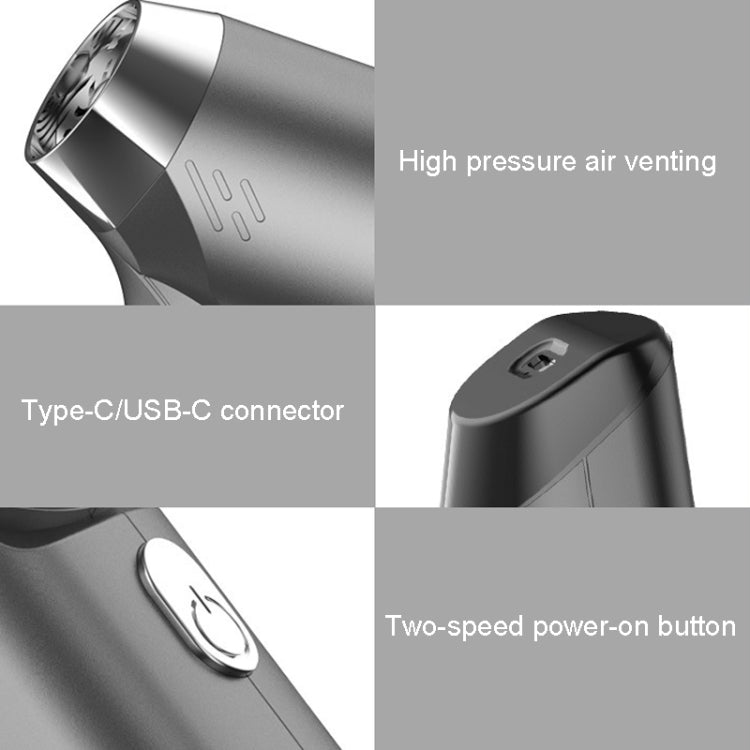 SUITU ST-6671 Wireless Car Vacuum Cleaner Small Handheld Blowing and Suction Dual Use, Style: Brushless Silver Gray+Floor Brush - free shipping - PMC TechLife - Order now!