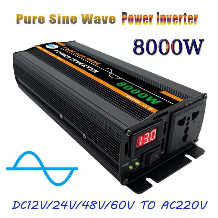 8000W (Actual 1300W) 12V to 220V High Power Car Sine Wave Inverter Power Converter - Pure Sine Wave by PMC TechLife | Online Shopping South Africa | PMC TechLife | Buy Now Pay Later Mobicred