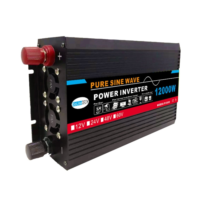 12000W (Actual 2000W) 24V to 220V High Power Car Sine Wave Inverter Power Converter - Pure Sine Wave by PMC Jewellery | Online Shopping South Africa | PMC Jewellery