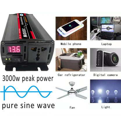 4000W (Actual 800W) 24V to 220V High Power Car Sine Wave Inverter Power Converter - Pure Sine Wave by PMC Jewellery | Online Shopping South Africa | PMC Jewellery