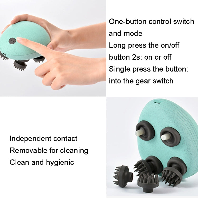Mini Electric Head Massage(Silver) - Massage & Relaxation by PMC TechLife | Online Shopping South Africa | PMC TechLife
