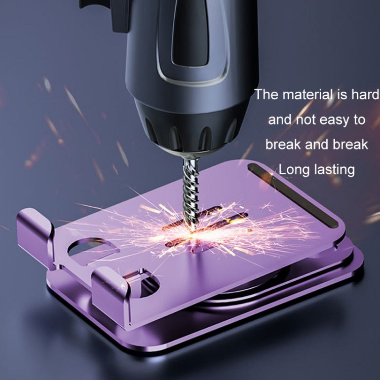 Desktop 360-degree Rotating Foldable Mobile Phone Holder, Color: Metal Gray - free shipping - PMC TechLife - Order now!