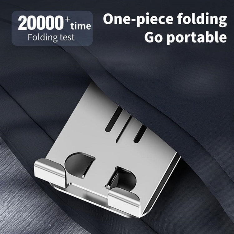 Desktop 360-degree Rotating Foldable Mobile Phone Holder, Color: Metal Silver - Desktop Holder by PMC TechLife | Online Shopping South Africa | PMC TechLife
