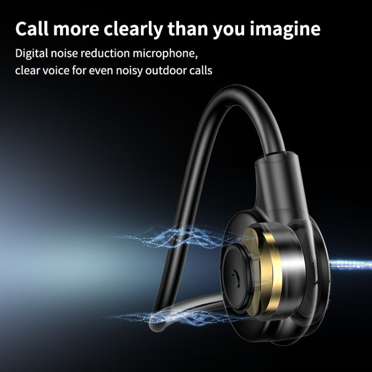 M2 Bone Conduction Earphones Running Stereo To Ear Bluetooth Earphones(Black + Blue) - Neck-mounted Earphone by PMC TechLife | Online Shopping South Africa | PMC TechLife