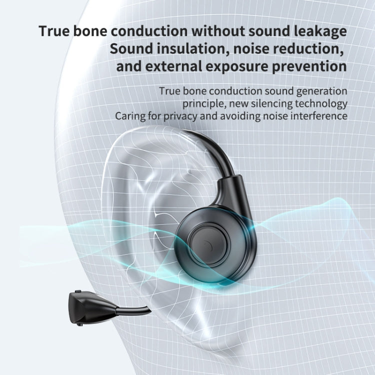 M2 Bone Conduction Earphones Running Stereo To Ear Bluetooth Earphones(Black) - Neck-mounted Earphone by PMC TechLife | Online Shopping South Africa | PMC TechLife