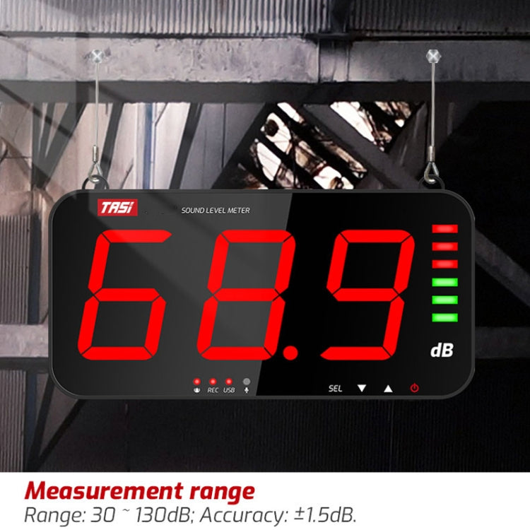 TASI TA654A Large Screen Wall-Mounted Noise Meter Decibel Detector - free shipping - PMC TechLife - Order now!