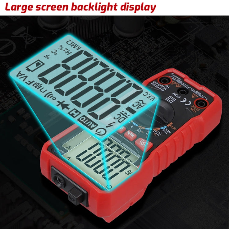 TASI TA801A Digital Multimeter Fully Automatic Multifunctional Digital Current Meter(Manual Model, Without Capacitor Measurement) - free shipping - PMC TechLife - Order now!