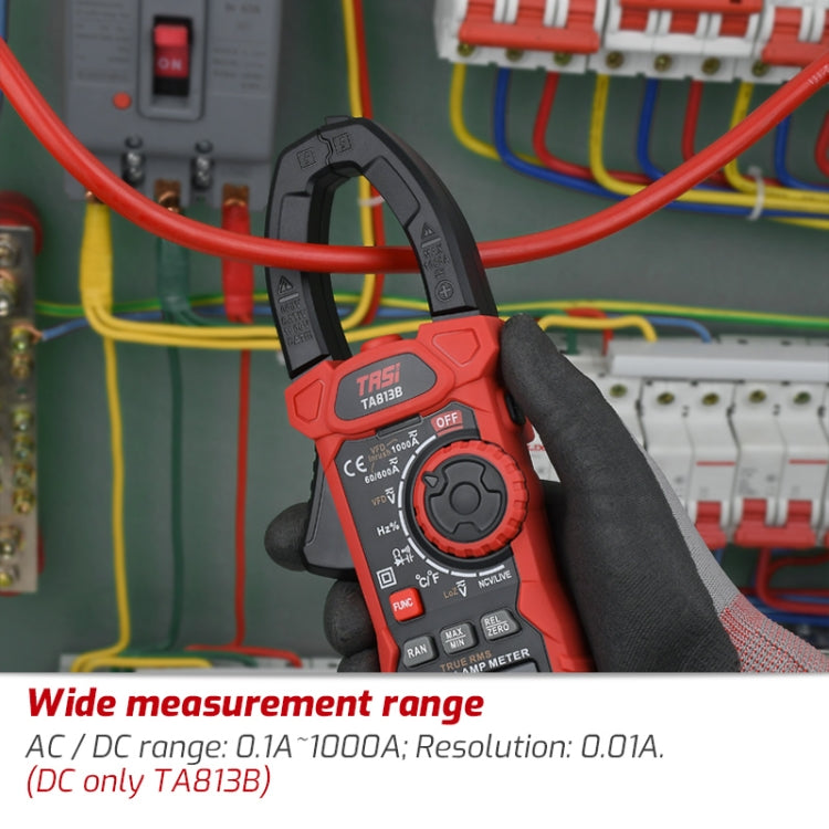 TASI TA813B Clamp Meter High Accuracy AC DC Voltage Ammeter - free shipping - PMC TechLife - Order now!