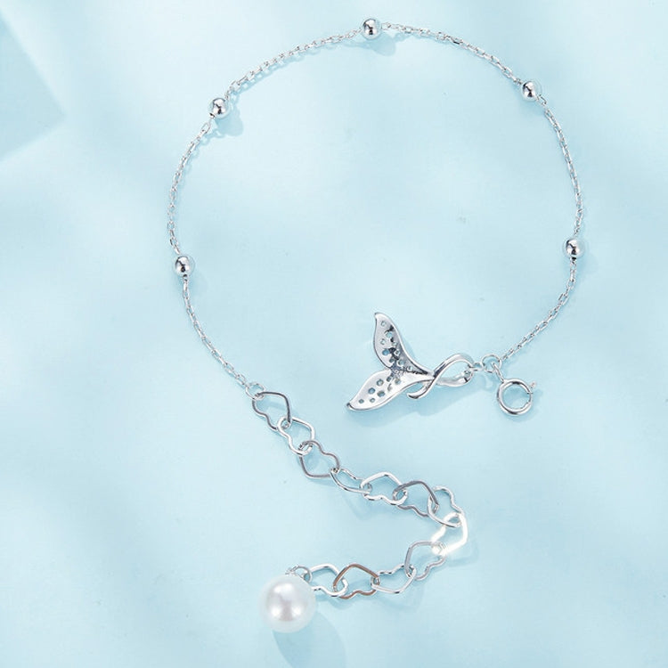 S925 Sterling Silver Blue Symphony Mermaid Bracelets(SCB257) - Bracelets by PMC Jewellery | Online Shopping South Africa | PMC Jewellery