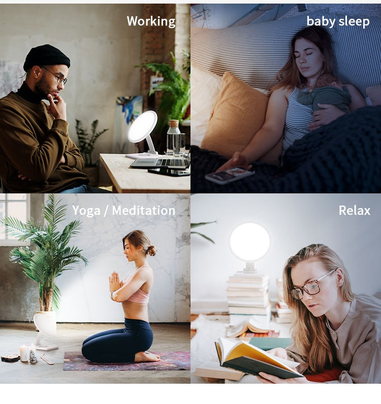 Wireless Charger SAD Therapy Light Intelligent Timing Emotional Physiotherapy Light(US Plug) - Others by PMC Jewellery | Online Shopping South Africa | PMC Jewellery