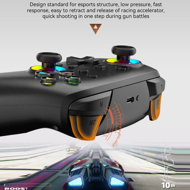 Wireless Bluetooth Somatosensory Vibration Gamepad for Nintendo Switch/Switch PRO, Color: Black - Gamepads by PMC TechLife | Online Shopping South Africa | PMC TechLife