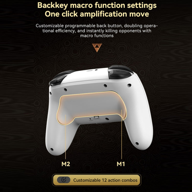 Wireless Bluetooth Somatosensory Vibration Gamepad For Nintendo Switch/Switch PRO(S07 White) - Gamepads by PMC Jewellery | Online Shopping South Africa | PMC Jewellery