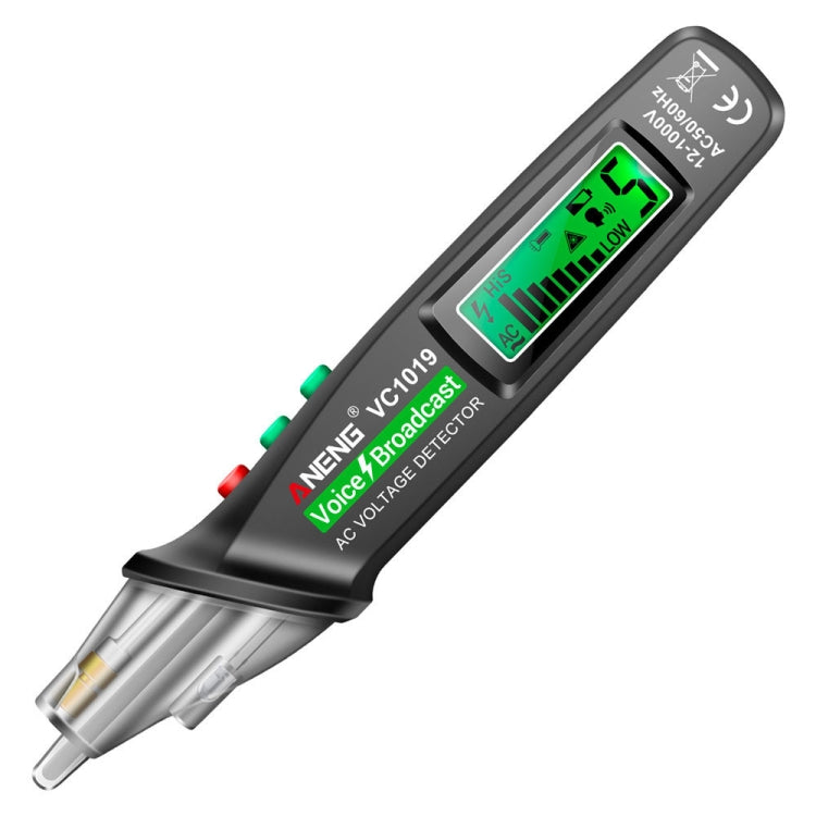 ANENG VC1019 Non-Contact Induction Electric Pen High-Precision Line Detection Breakpoint Voice Test Pen(Black) - free shipping - PMC TechLife - Order now!