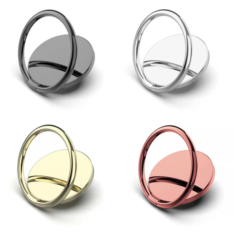 Full Metal Bracket 360 Degree Rotating Magnetic Phone Ring Buckle(Silver) - Ring Holder by PMC TechLife | Online Shopping South Africa | PMC TechLife