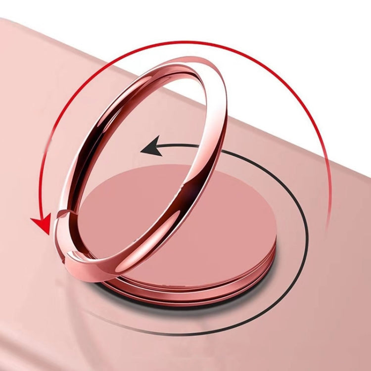 Full Metal Bracket 360 Degree Rotating Magnetic Phone Ring Buckle(Silver) - Ring Holder by PMC TechLife | Online Shopping South Africa | PMC TechLife