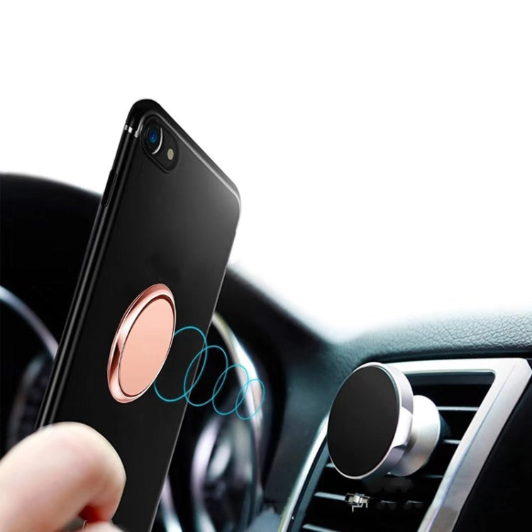 Full Metal Bracket 360 Degree Rotating Magnetic Phone Ring Buckle(Silver) - Ring Holder by PMC TechLife | Online Shopping South Africa | PMC TechLife
