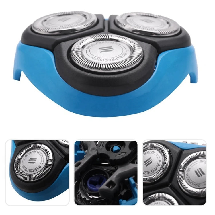 For Philips AT/PT Series Razor Integral Head with HQ8 Double-layer Blades(Navy Blue) - free shipping - PMC TechLife - Order now!