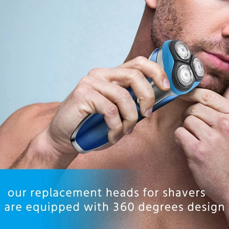 For Philips AT/PT Series Razor Integral Head with HQ8 Double-layer Blades(Navy Blue) - free shipping - PMC TechLife - Order now!