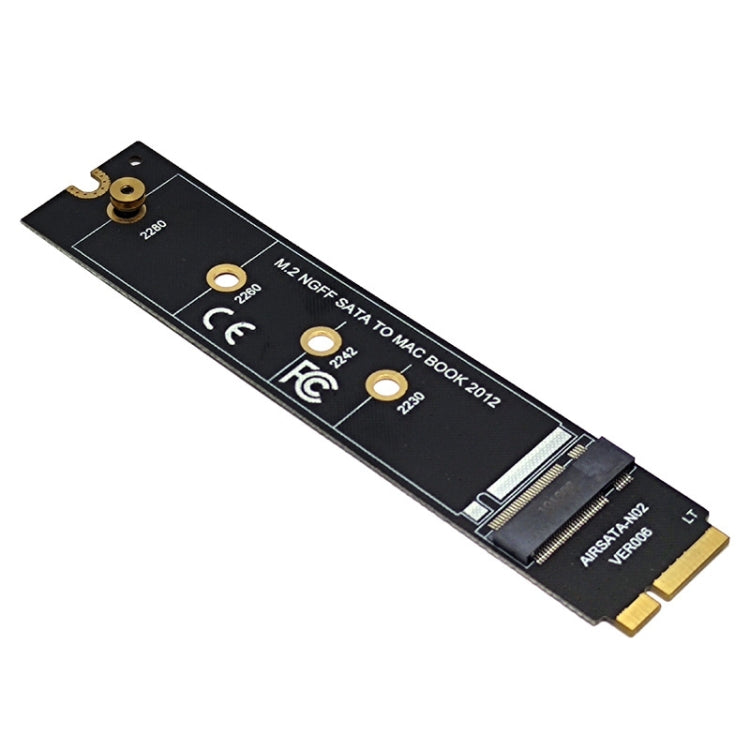 M.2 NGFF SATA To MAC SSD Adapter Riser Card For MacBook Air 2012 A1465 A1466 Long Type - SSD Related Parts by PMC TechLife | Online Shopping South Africa | PMC TechLife