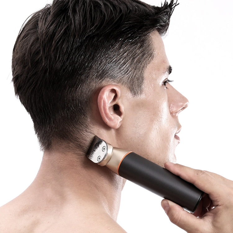 5 In 1 Haircut Digital Display Water Washing Shaver Nose Hair Electric Push Shear Set(Silver) - free shipping - PMC TechLife - Order now!