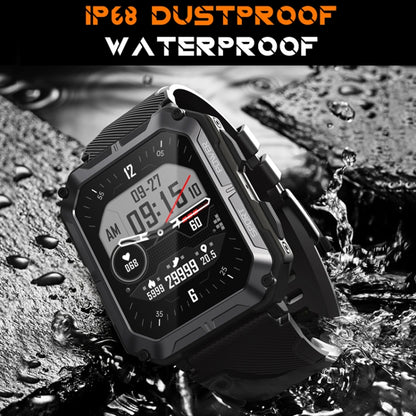 1.83 Inch IP68 Waterproof Bluetooth Call Sports Smart Watch Outdoor Three-Proof Multifunctional Watch(Orange) - Smart Watches by PMC Jewellery | Online Shopping South Africa | PMC Jewellery