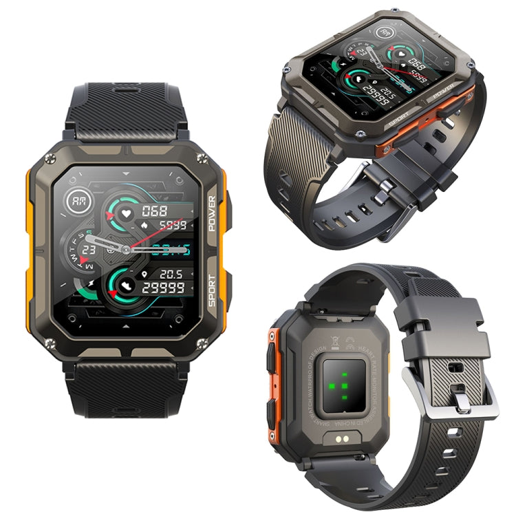 1.83 Inch IP68 Waterproof Bluetooth Call Sports Smart Watch Outdoor Three-Proof Multifunctional Watch(Black) - Smart Watches by PMC TechLife | Online Shopping South Africa | PMC TechLife