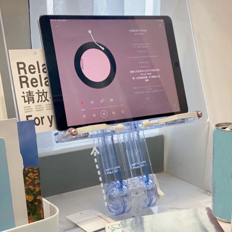 Student Desktop Reading Rack Transparent Acrylic Tablet Stand, Style: B Model - Desktop Holder by PMC TechLife | Online Shopping South Africa | PMC TechLife