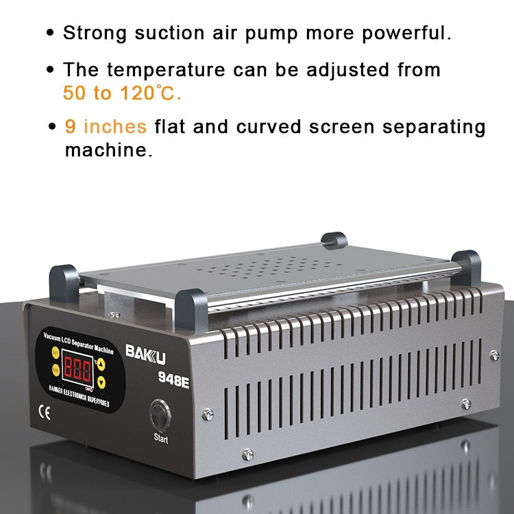 BAKU BA-948E Mobile Phone Liquid Crystal Separation Machine Flat Display Separator Heating Board US Plug 110V - free shipping - PMC TechLife - Order now!