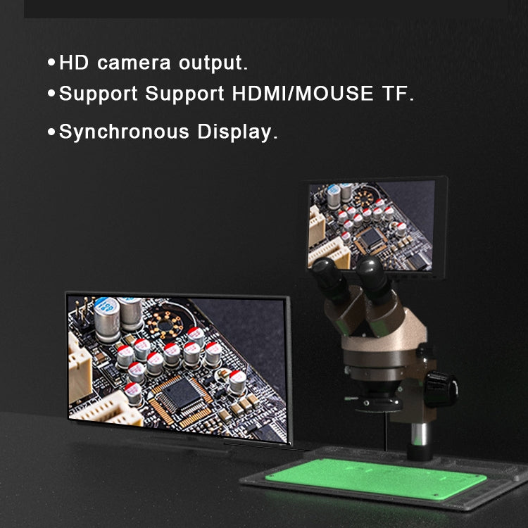 BAKU BA-011 Binomial Electronic Microscope Jewelry Appraisal Mobile Phone Repair With PCB Patch Repair Platform(EU Plug 220V) - free shipping - PMC TechLife - Order now!