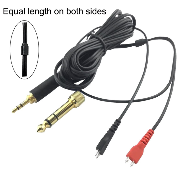 For Sennheiser HD25 / HD560 / HD540 / HD480 / HD430 / HD250 Headset Audio Cable(Two Sides Equivalent) - Headset Accessories by PMC TechLife | Online Shopping South Africa | PMC TechLife | Buy Now Pay Later Mobicred