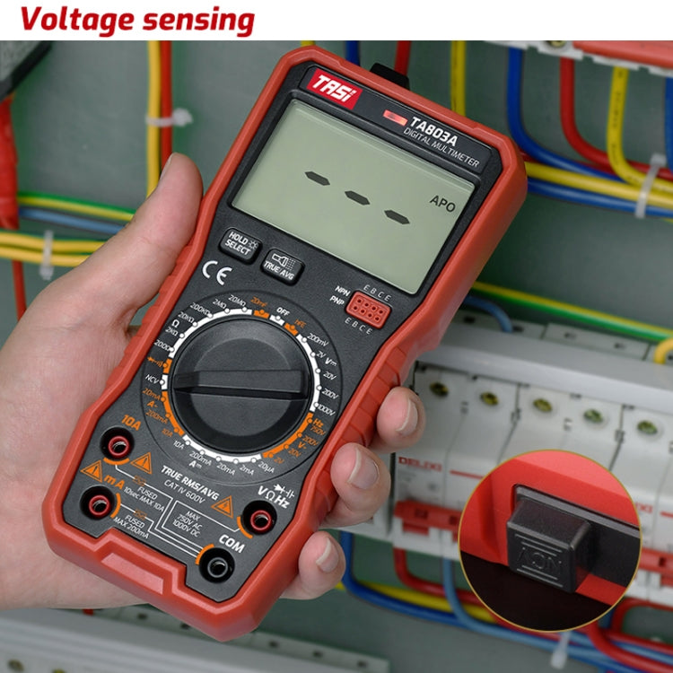 TASI TA803B Digital High Precision Multimeter Digital Display Household Multifunction Electrician Multimeter - free shipping - PMC TechLife - Order now!