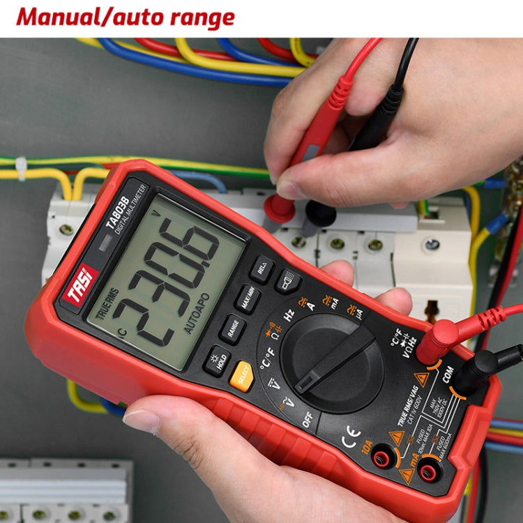 TASI TA803B Digital High Precision Multimeter Digital Display Household Multifunction Electrician Multimeter - free shipping - PMC TechLife - Order now!