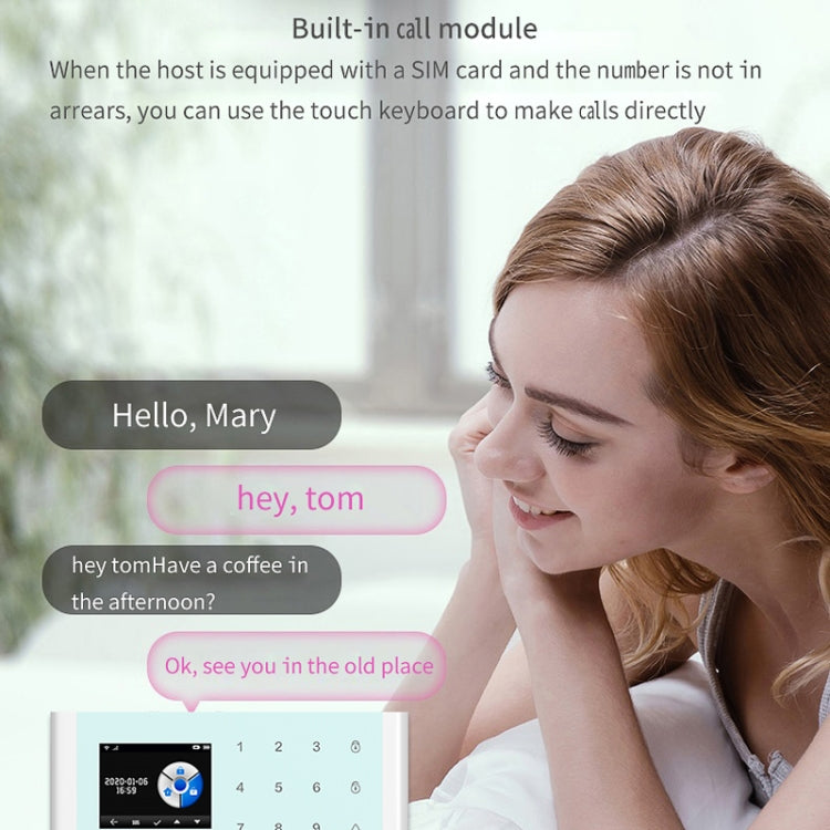 CS118   WIFI+GSM Tuya Smart Voice Alarm System Supports Amazon Alexa/ Google Assistant, Spec: Package 1 - Alarm System by PMC TechLife | Online Shopping South Africa | PMC TechLife