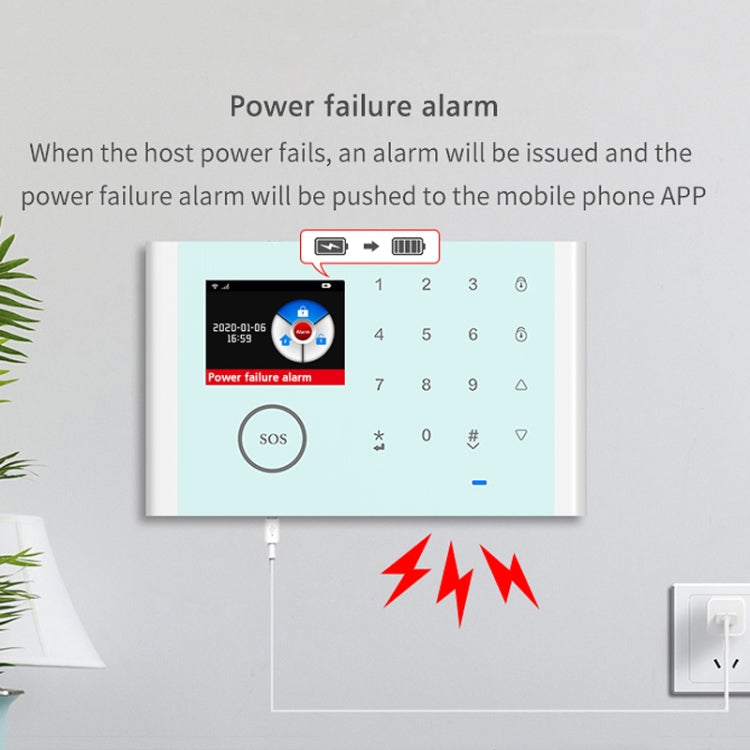CS118   WIFI+GSM Tuya Smart Voice Alarm System Supports Amazon Alexa/ Google Assistant, Spec: Package 1 - Alarm System by PMC TechLife | Online Shopping South Africa | PMC TechLife