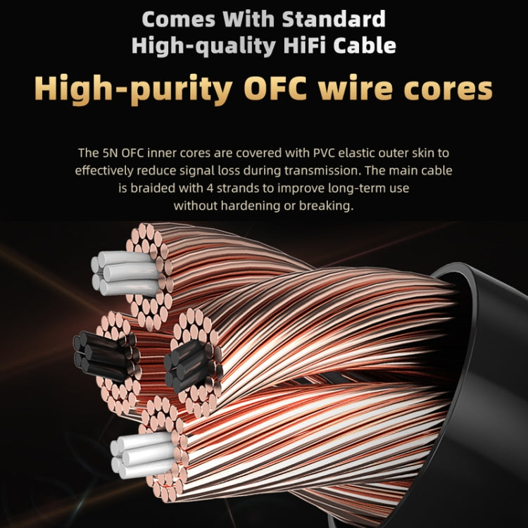 CVJ In-Ear Wired Gaming Earphone, Color: With Mic Black - free shipping - PMC TechLife - Order now!