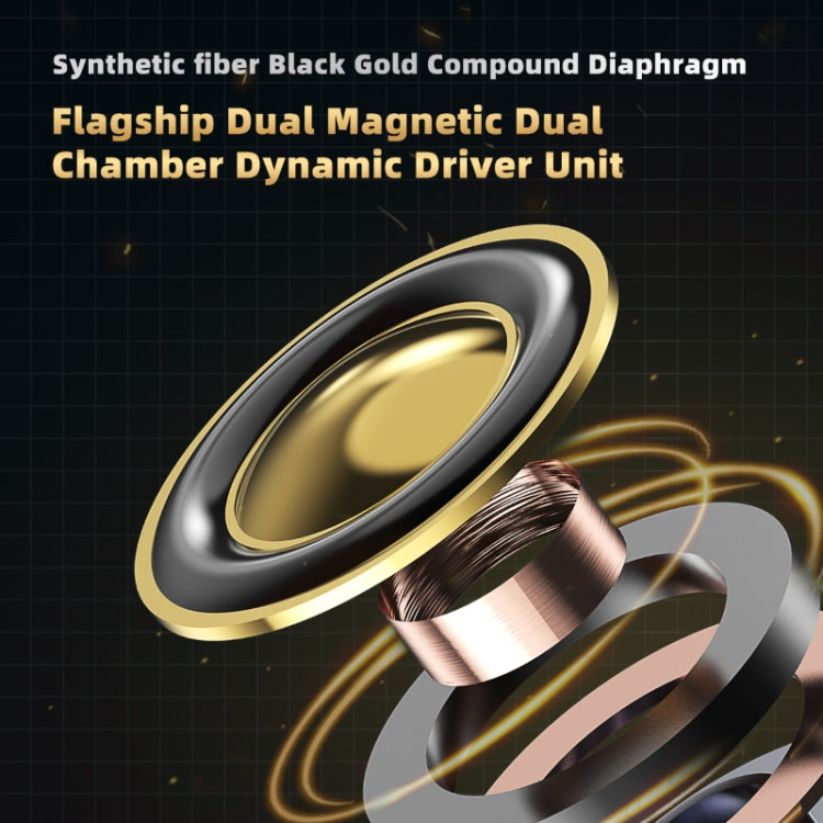 CVJ In-Ear Wired Gaming Earphone, Color: With Mic Black - free shipping - PMC TechLife - Order now!