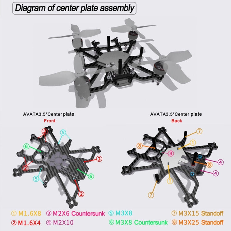 Suitable for DJI Avata 3.5-inch Upgrade Frame Kit, Style: Rack -  by PMC Jewellery | Online Shopping South Africa | PMC Jewellery