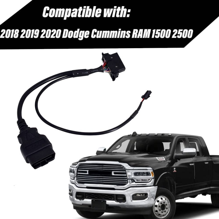 Safety Gate Bypass OBD2 Cable for Dodge Cummins RAM 1500 2500 2018-2020 - Cables & Connectors by PMC Jewellery | Online Shopping South Africa | PMC Jewellery