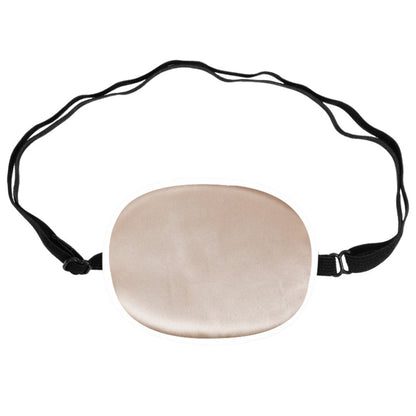 Children Silk Blackout Eye Mask Strabismus Correction Covering Eye Patch(Champagne White Edge) - Glasses Accessories by PMC Jewellery | Online Shopping South Africa | PMC Jewellery